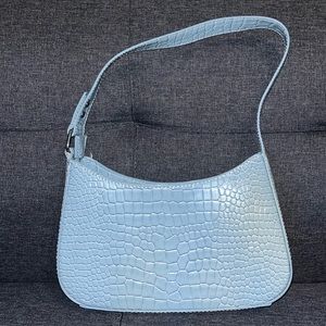 Urban Outfitters Kez Baguette Bag - light blue